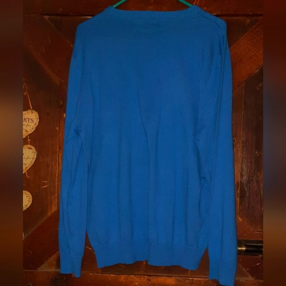 John Ashford Blue V-Neck Sweater 💙 - Picture 6 of 6